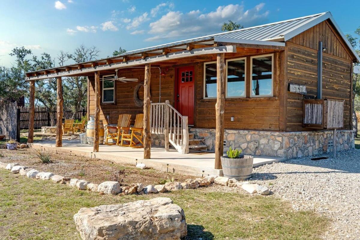 Rockin' R - Rustic Star Cabin Fredericksburg Buitenkant foto